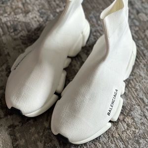 New white Balenciaga Speed Sneakers
